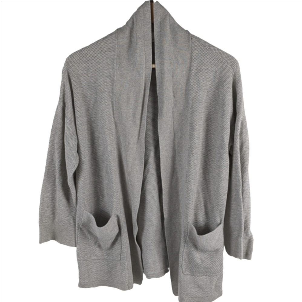 Aritzia Wilfred Cashman Silk Blend Oversize Open Cardigan Size 0